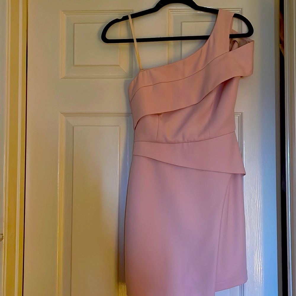 BCBG blush dress